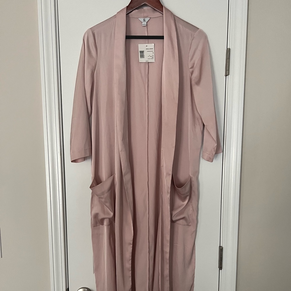 Guess Pink Satin Kimono